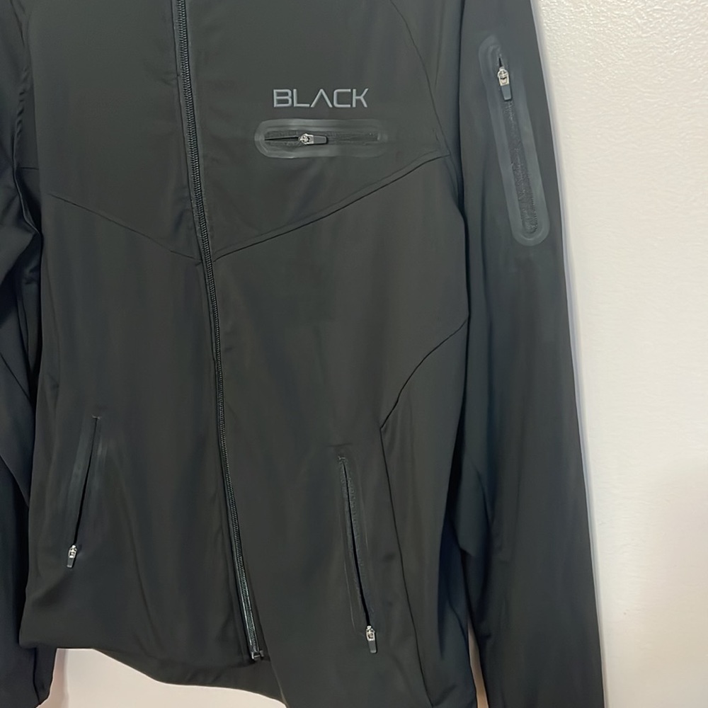 Actively Black Performance Track Jacket - image 3